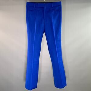 PHIX Size 30 Blue Wool & Polyester Flat Front Dress Pants
